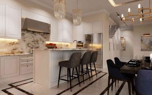 thiết kế nội thất phong cách tân cổ điển