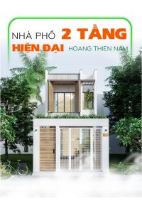 Mẫu thiết kế nhà phố 2 tầng đẹp