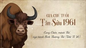 Xông đất 2025 gia chủ tuổi Sửu