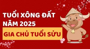 Xông đất 2025 gia chủ tuổi Sửu
